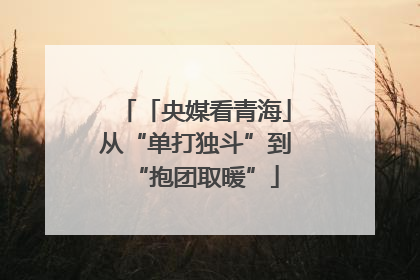 「央媒看青海」从“单打独斗”到“抱团取暖”