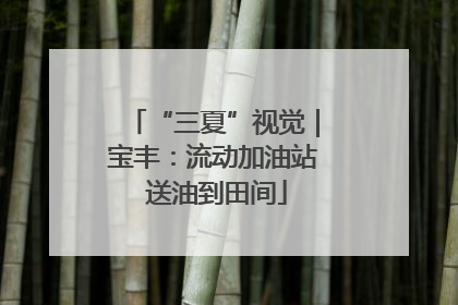 “三夏”视觉｜宝丰：流动加油站 送油到田间