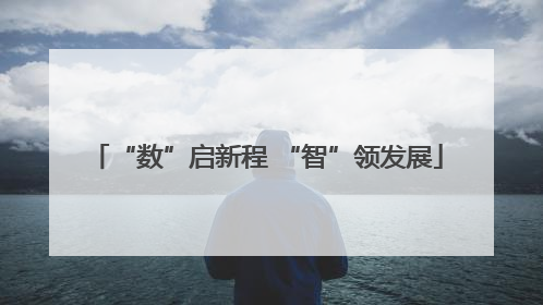 “数”启新程 “智”领发展