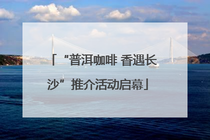 “普洱咖啡 香遇长沙”推介活动启幕