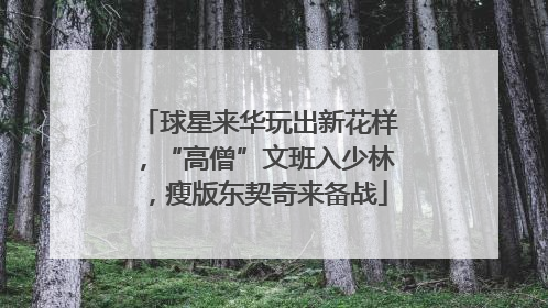 球星来华玩出新花样，“高僧”文班入少林，瘦版东契奇来备战