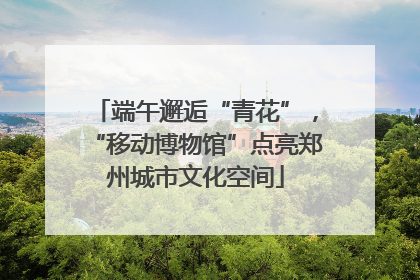 端午邂逅“青花”，“移动博物馆”点亮郑州城市文化空间