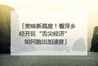 美味新高度！看萍乡经开区“舌尖经济” 如何跑出加速度