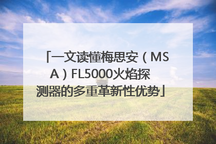 一文读懂梅思安（MSA）FL5000火焰探测器的多重革新性优势