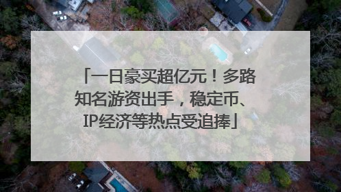 一日豪买超亿元！多路知名游资出手，稳定币、IP经济等热点受追捧