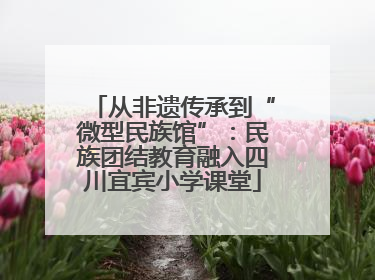 从非遗传承到“微型民族馆”：民族团结教育融入四川宜宾小学课堂