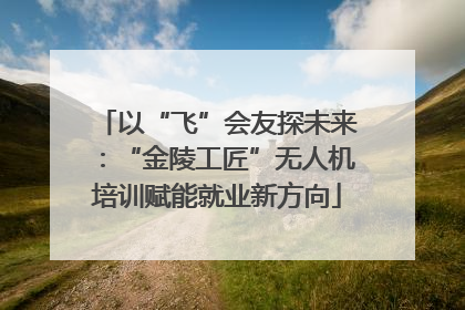 以“飞”会友探未来：“金陵工匠”无人机培训赋能就业新方向