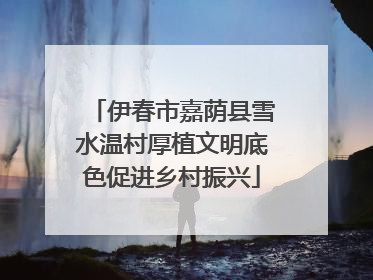 伊春市嘉荫县雪水温村厚植文明底色促进乡村振兴