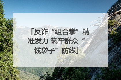 反诈“组合拳”精准发力 筑牢群众“钱袋子”防线