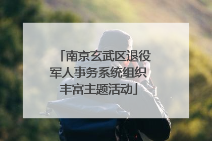 南京玄武区退役军人事务系统组织丰富主题活动