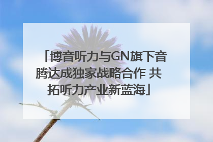 博音听力与GN旗下音腾达成独家战略合作 共拓听力产业新蓝海