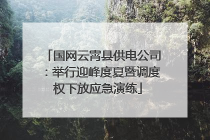 国网云霄县供电公司：举行迎峰度夏暨调度权下放应急演练