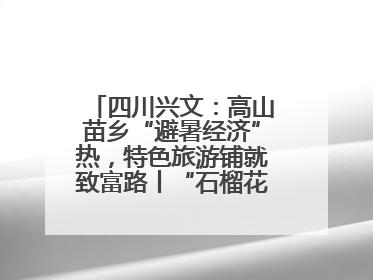 四川兴文：高山苗乡“避暑经济”热，特色旅游铺就致富路丨“石榴花开”四川行⑧