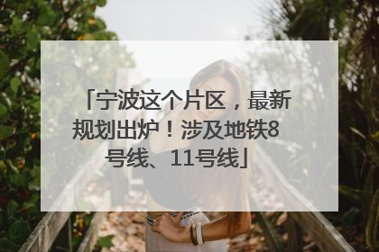 宁波这个片区，最新规划出炉！涉及地铁8号线、11号线
