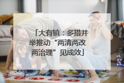 大有镇：多措并举推动“两清两改两治理”见成效