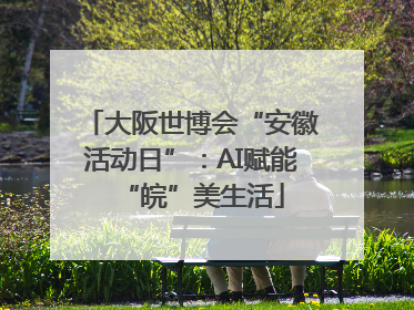 大阪世博会“安徽活动日”：AI赋能“皖”美生活