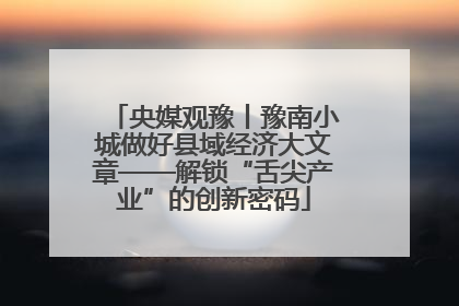 央媒观豫丨豫南小城做好县域经济大文章——解锁“舌尖产业”的创新密码
