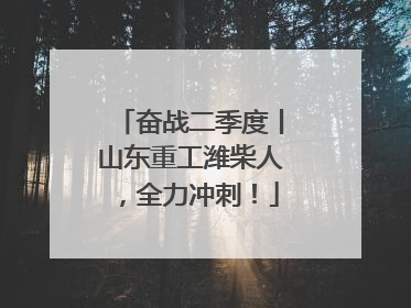 奋战二季度丨山东重工潍柴人，全力冲刺！