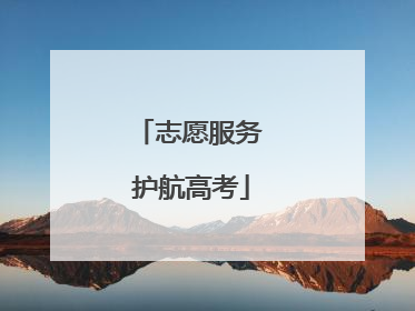 志愿服务 护航高考
