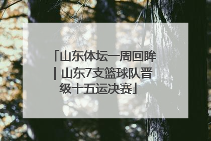 山东体坛一周回眸｜山东7支篮球队晋级十五运决赛