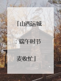 山西运城：端午时节麦收忙