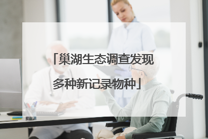 巢湖生态调查发现多种新记录物种