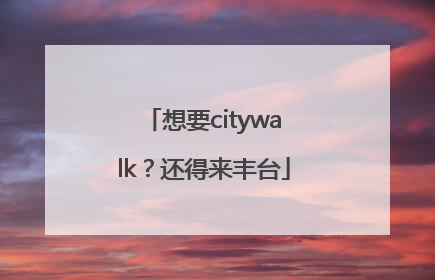 想要citywalk？还得来丰台