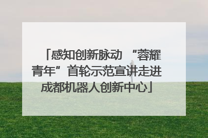 感知创新脉动 “蓉耀青年”首轮示范宣讲走进成都机器人创新中心