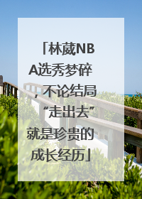 林葳NBA选秀梦碎，不论结局“走出去”就是珍贵的成长经历