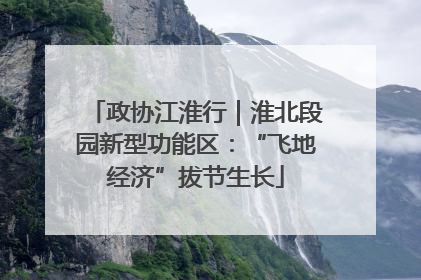 政协江淮行｜淮北段园新型功能区：“飞地经济”拔节生长
