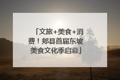 文旅+美食+消费！郏县首届东坡美食文化季启幕