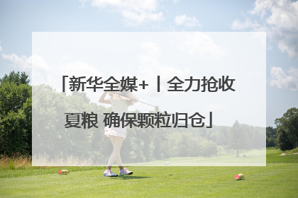 新华全媒+丨全力抢收夏粮 确保颗粒归仓