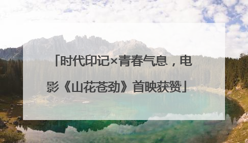 时代印记×青春气息，电影《山花苍劲》首映获赞