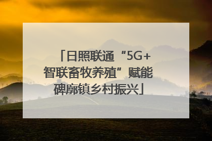 日照联通“5G+智联畜牧养殖”赋能碑廓镇乡村振兴