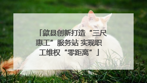 歙县创新打造“三尺惠工”服务站 实现职工维权“零距离”