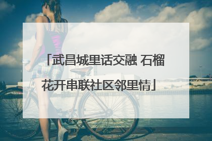 武昌城里话交融 石榴花开串联社区邻里情