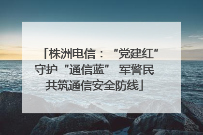 株洲电信：“党建红”守护“通信蓝” 军警民共筑通信安全防线