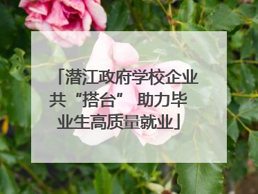 潜江政府学校企业共“搭台” 助力毕业生高质量就业