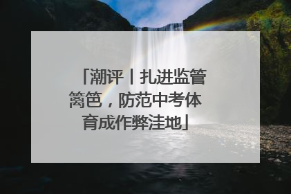 潮评丨扎进监管篱笆，防范中考体育成作弊洼地