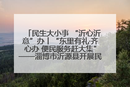 民生大小事 “沂心沂意”办丨“东里有礼·齐心办 便民服务赶大集”——淄博市沂源县开展民生政策宣传活动