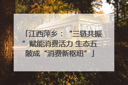 江西萍乡：“三链共振”赋能消费活力 生态五陂成“消费新枢纽”