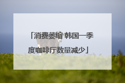 消费萎缩 韩国一季度咖啡厅数量减少