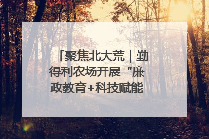 聚焦北大荒｜勤得利农场开展“廉政教育+科技赋能”主题党日活动
