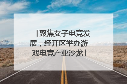 聚焦女子电竞发展，经开区举办游戏电竞产业沙龙