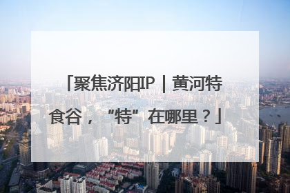 聚焦济阳IP｜黄河特食谷，“特”在哪里？