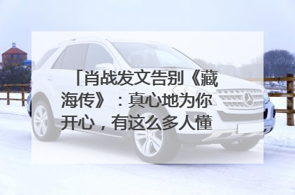 肖战发文告别《藏海传》：真心地为你开心，有这么多人懂你，导演回应“是否有第二季”