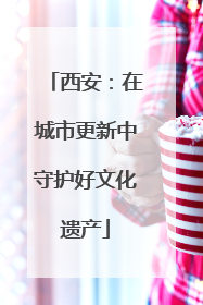 西安：在城市更新中守护好文化遗产