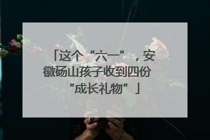 这个“六一”，安徽砀山孩子收到四份“成长礼物”