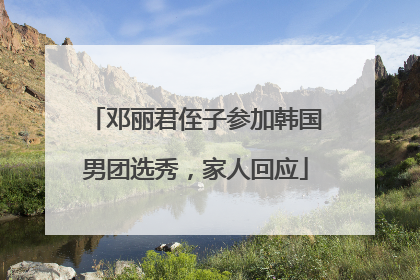 邓丽君侄子参加韩国男团选秀，家人回应