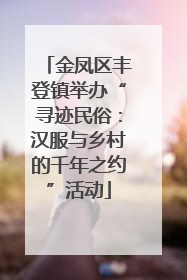 金凤区丰登镇举办“寻迹民俗：汉服与乡村的千年之约”活动